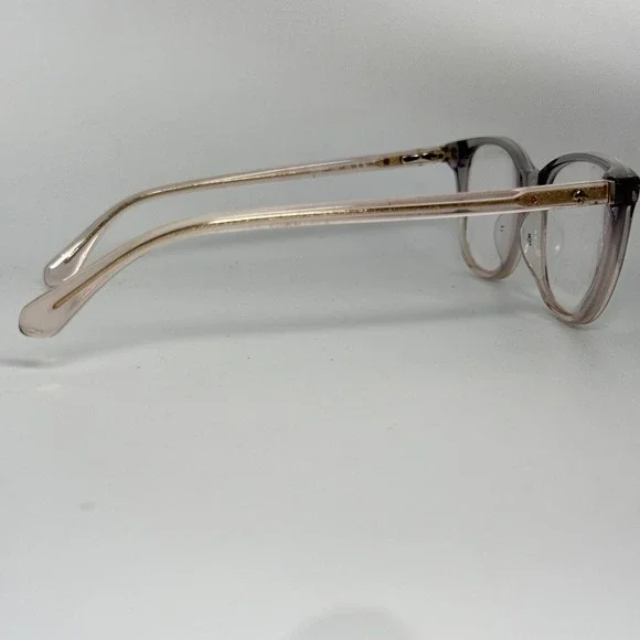 Kate Spade Joliet 7HH Eyeglasses Frames Grey Pink Ombre Glitter Square 49-17-140 - Picture 4 of 7